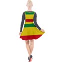 Flag of Ethiopia Plunge Pinafore Velour Dress View2