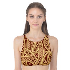 Fine Pattern Tank Bikini Top by Sobalvarro