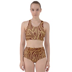 Fine Pattern Racer Back Bikini Set by Sobalvarro