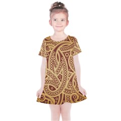 Fine Pattern Kids  Simple Cotton Dress by Sobalvarro
