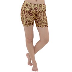 Fine Pattern Lightweight Velour Yoga Shorts by Sobalvarro