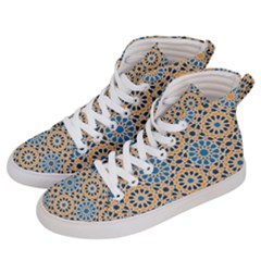 Motif Women s Hi-top Skate Sneakers by Sobalvarro