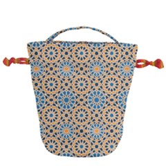 Motif Drawstring Bucket Bag by Sobalvarro