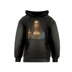 Salvator Mundi Leonardo Davindi 1500 Jesus Christ Savior Of The World Original Paint Most Expensive In The World Kids  Pullover Hoodie by snek