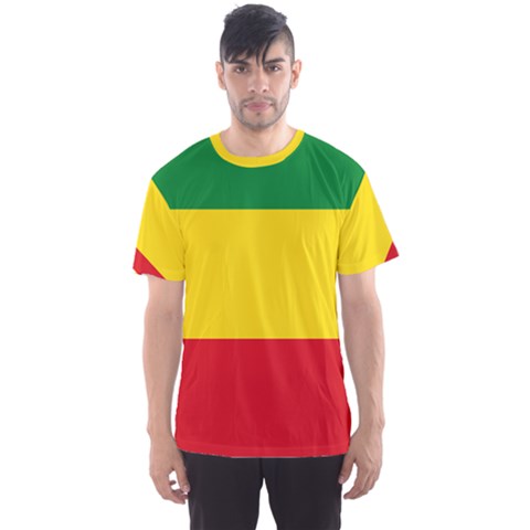 Flag Of Ethiopia Men s Sports Mesh Tee by abbeyz71