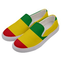 Flag Of Ethiopia Men s Canvas Slip Ons by abbeyz71