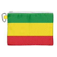 Flag Of Ethiopia Canvas Cosmetic Bag (xl) by abbeyz71