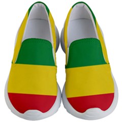 Flag Of Ethiopia Kids  Lightweight Slip Ons by abbeyz71