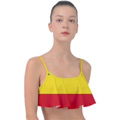 Flag Of Ethiopia Frill Bikini Top by abbeyz71