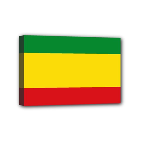 Current Flag Of Ethiopia Mini Canvas 6  X 4  (stretched) by abbeyz71