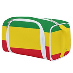 Current Flag Of Ethiopia Toiletries Pouch by abbeyz71