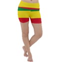 Current Flag of Ethiopia Lightweight Velour Yoga Shorts View1