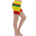 Current Flag of Ethiopia Lightweight Velour Yoga Shorts View3