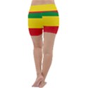Current Flag of Ethiopia Lightweight Velour Yoga Shorts View4
