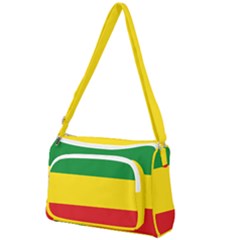 Current Flag Of Ethiopia Front Pocket Crossbody Bag