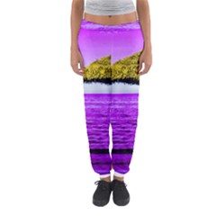 Pop Art Beach Umbrella Women s Jogger Sweatpants by essentialimage