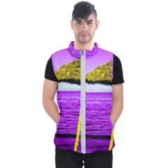 Pop Art Beach Umbrella Men s Puffer Vest by essentialimage