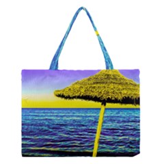 Pop Art Beach Umbrella  Medium Tote Bag by essentialimage