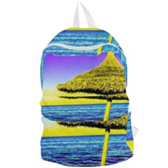 Pop Art Beach Umbrella  Foldable Lightweight Backpack by essentialimage