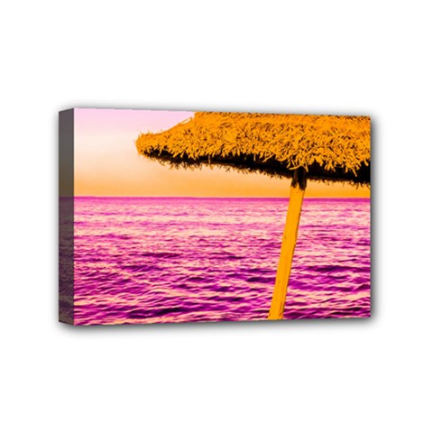 Pop Art Beach Umbrella  Mini Canvas 6  X 4  (stretched) by essentialimage