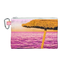 Pop Art Beach Umbrella  Canvas Cosmetic Bag (medium) by essentialimage