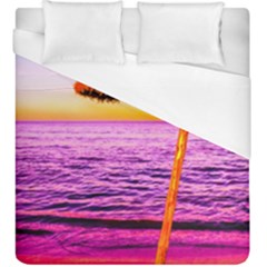 Pop Art Beach Umbrella  Duvet Cover (king Size) by essentialimage