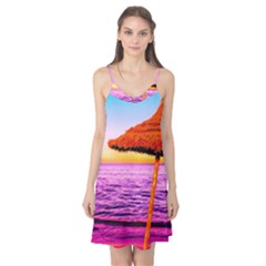 Pop Art Beach Umbrella  Camis Nightgown by essentialimage