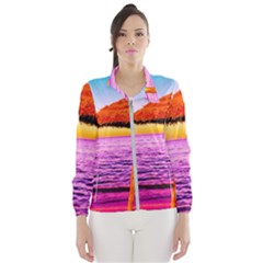 Pop Art Beach Umbrella  Women s Windbreaker by essentialimage