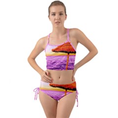 Pop Art Beach Umbrella  Mini Tank Bikini Set by essentialimage