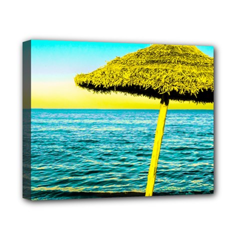 Pop Art Beach Umbrella  Canvas 10  x 8  (Stretched)