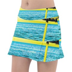 Pop Art Beach Umbrella  Tennis Skirt