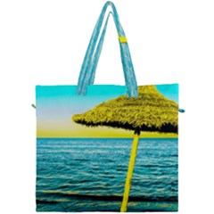 Pop Art Beach Umbrella  Canvas Travel Bag by essentialimage