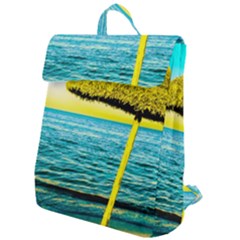 Pop Art Beach Umbrella  Flap Top Backpack