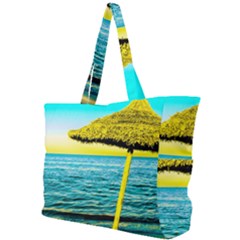 Pop Art Beach Umbrella  Simple Shoulder Bag