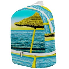 Pop Art Beach Umbrella  Zip Bottom Backpack