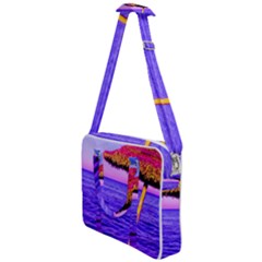 Pop Art Beach Umbrella  Cross Body Office Bag by essentialimage