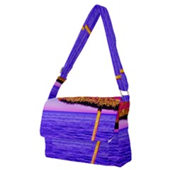 Pop Art Beach Umbrella  Full Print Messenger Bag (m) by essentialimage