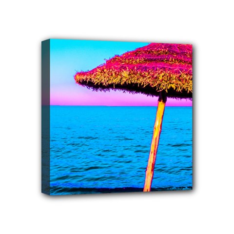 Pop Art Beach Umbrella  Mini Canvas 4  X 4  (stretched) by essentialimage