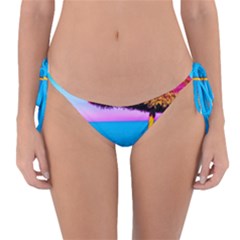 Pop Art Beach Umbrella  Reversible Bikini Bottom