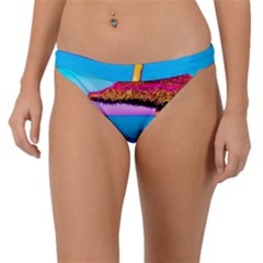 Pop Art Beach Umbrella  Band Bikini Bottom