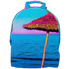 Pop Art Beach Umbrella  Mini Full Print Backpack by essentialimage