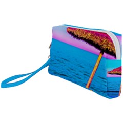 Pop Art Beach Umbrella  Wristlet Pouch Bag (small) by essentialimage