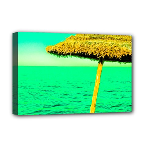 Pop Art Beach Umbrella  Deluxe Canvas 18  X 12  (stretched) by essentialimage