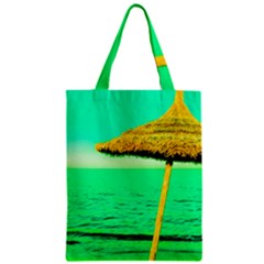 Pop Art Beach Umbrella  Zipper Classic Tote Bag by essentialimage