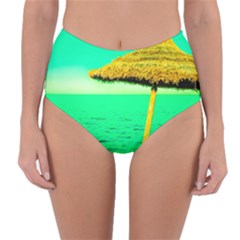 Pop Art Beach Umbrella  Reversible High-waist Bikini Bottoms by essentialimage