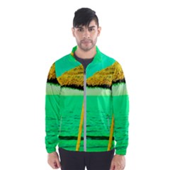 Pop Art Beach Umbrella  Men s Windbreaker by essentialimage