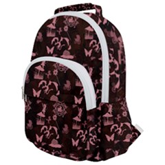 Cute Fairytale Patternfairytalepattern Rounded Multi Pocket Backpack