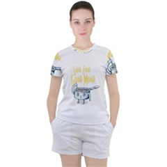 Good Food Good Mood Women s Tee And Shorts Set