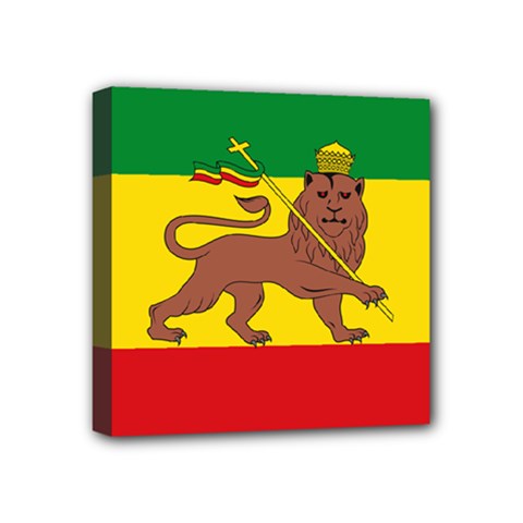 Flag of Ethiopian Empire  Mini Canvas 4  x 4  (Stretched)