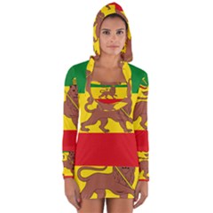 Flag of Ethiopian Empire  Long Sleeve Hooded T-shirt